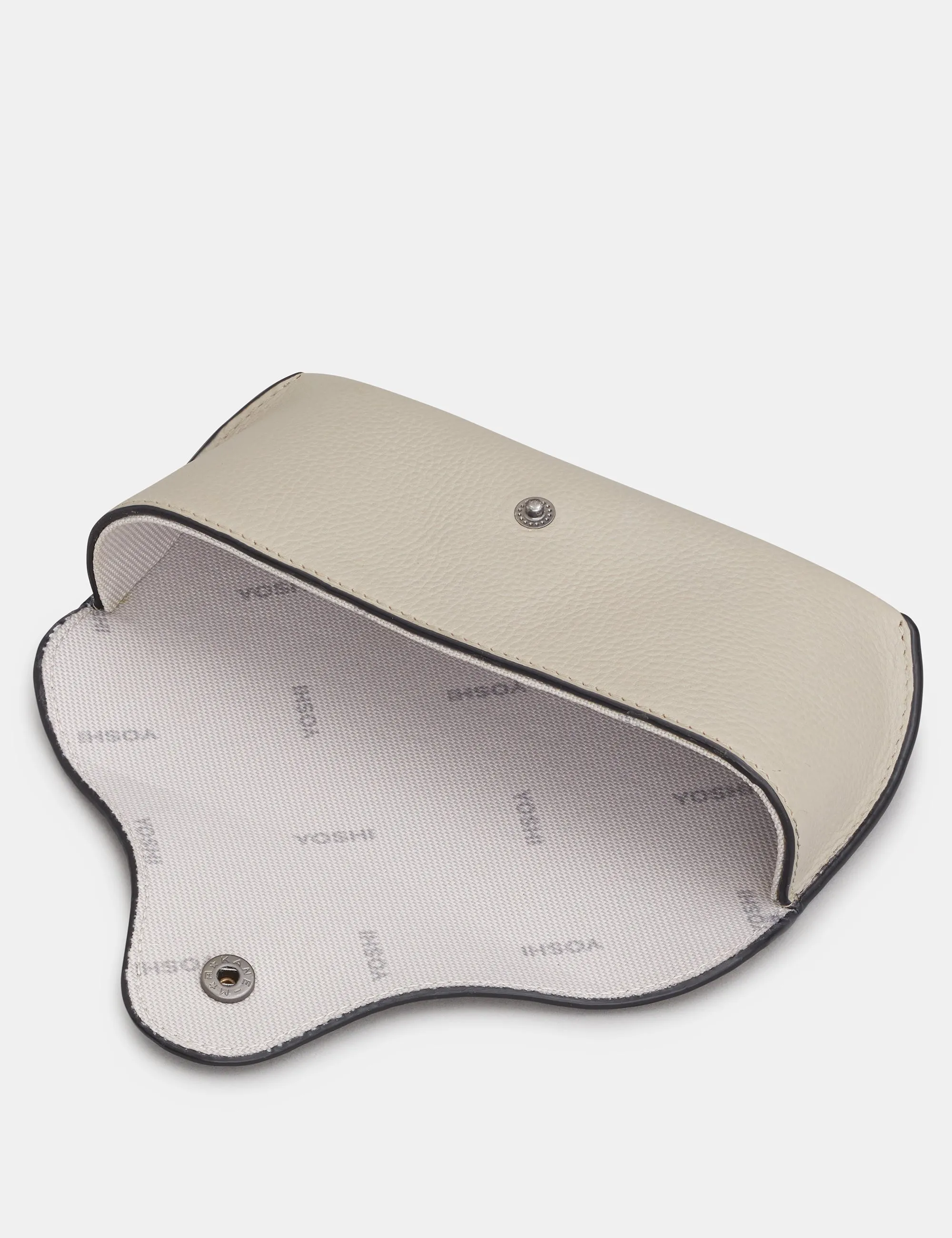 Warm Grey Leather Atlantic Glasses Case