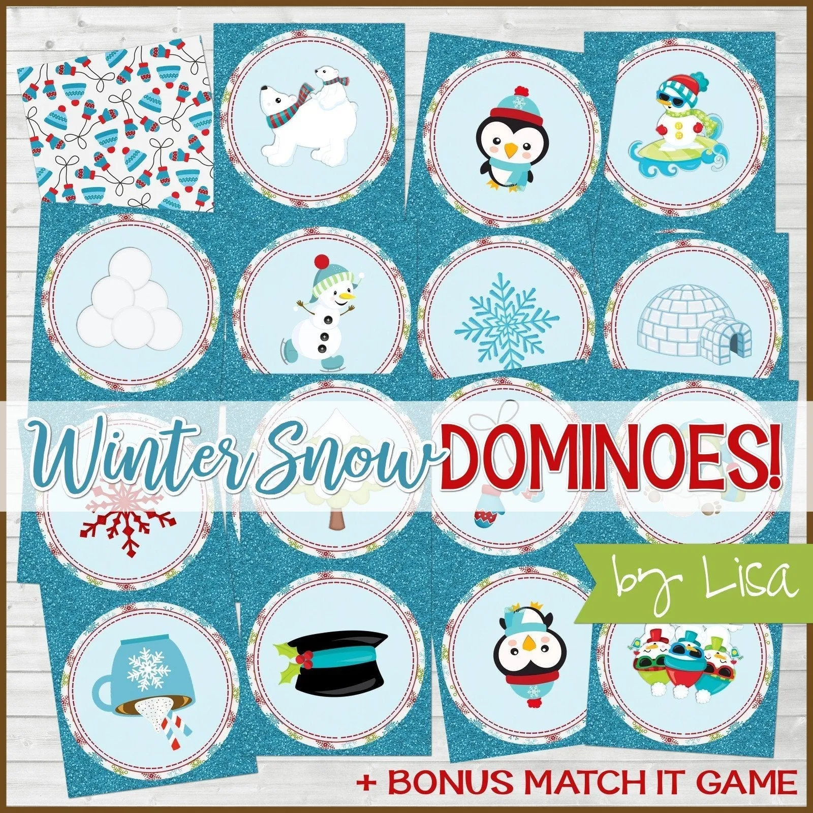 Winter GAME TRIO Printable