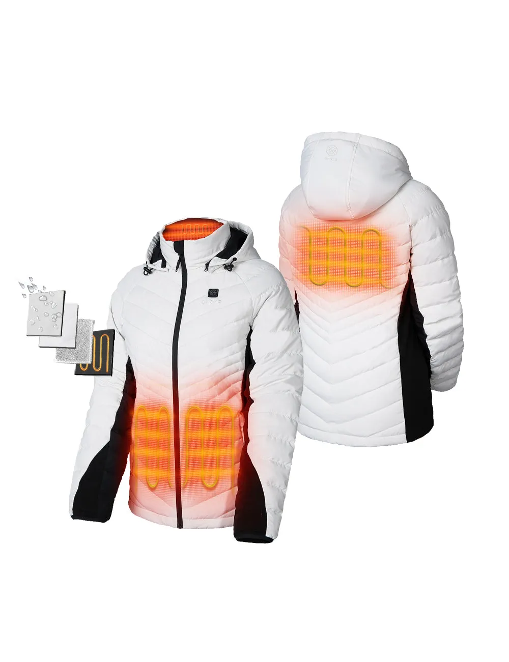 Women's Heated Down Jacket (Apparel Only)