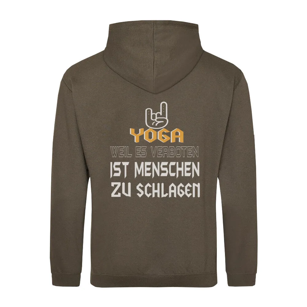 Yoga Spruch Bio Hoodie