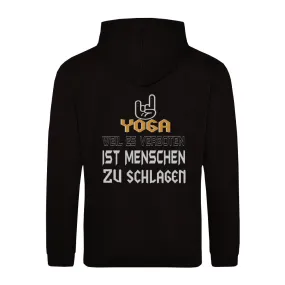 Yoga Spruch Bio Hoodie