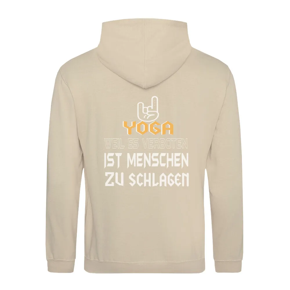 Yoga Spruch Bio Hoodie