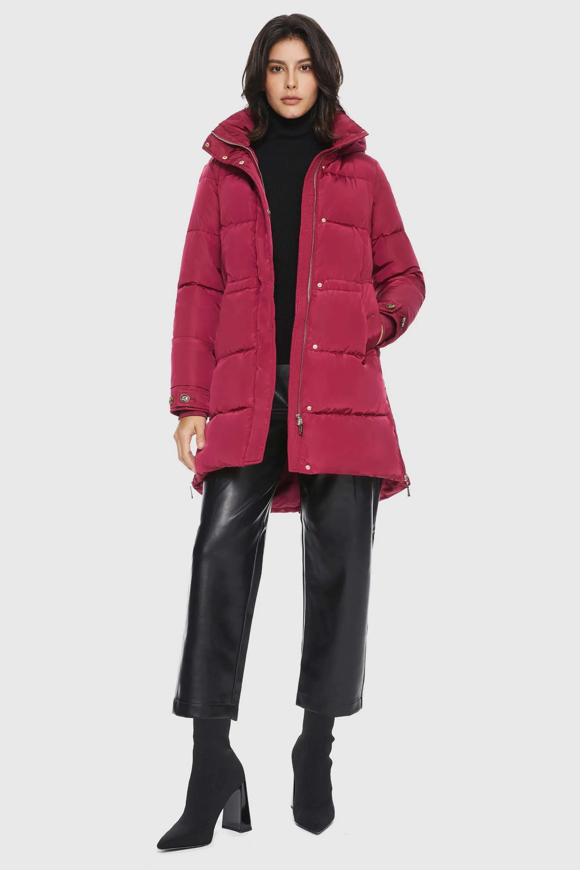 Zipper Winter Thicken Puffer Coat