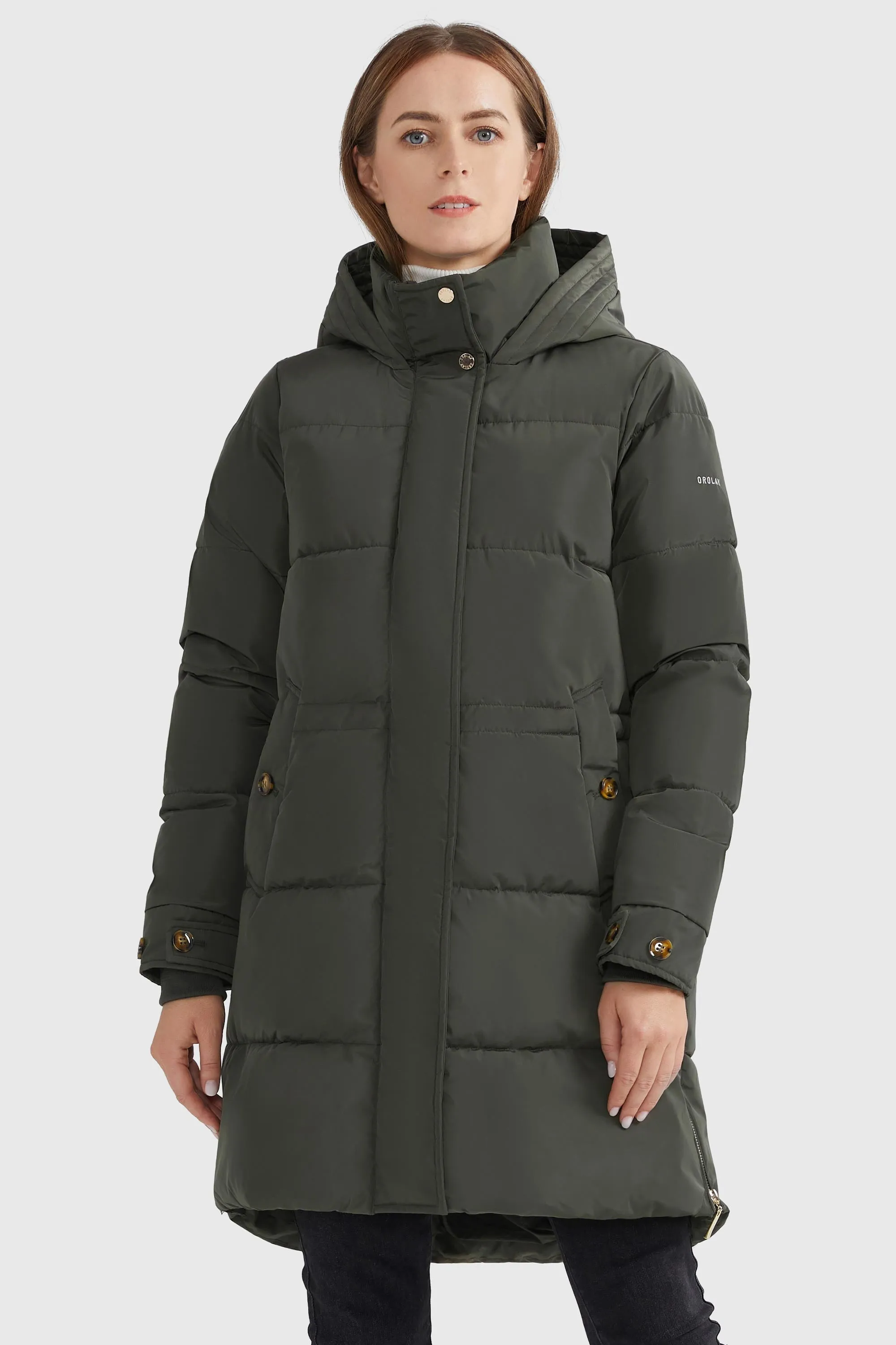 Zipper Winter Thicken Puffer Coat