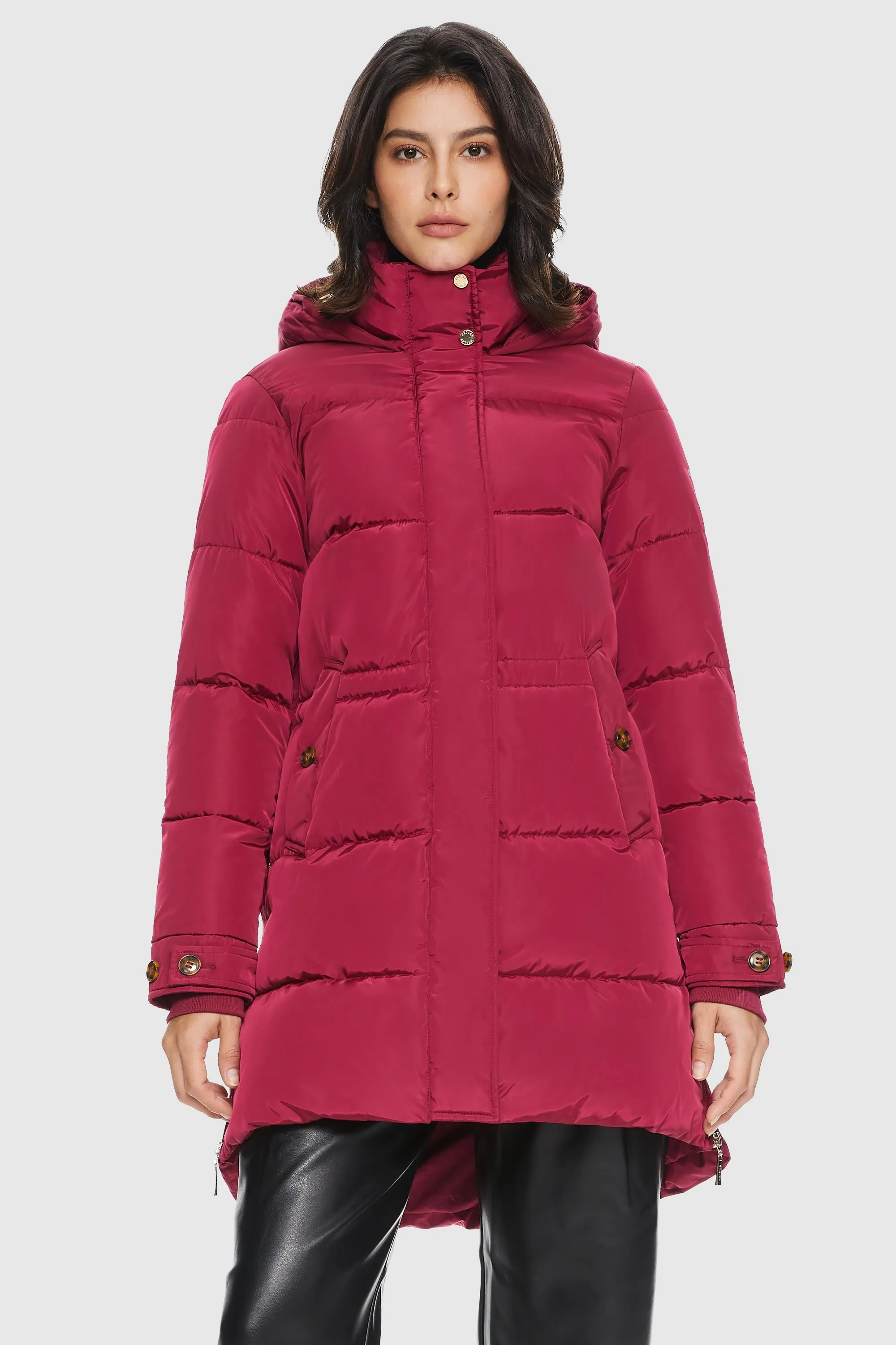 Zipper Winter Thicken Puffer Coat