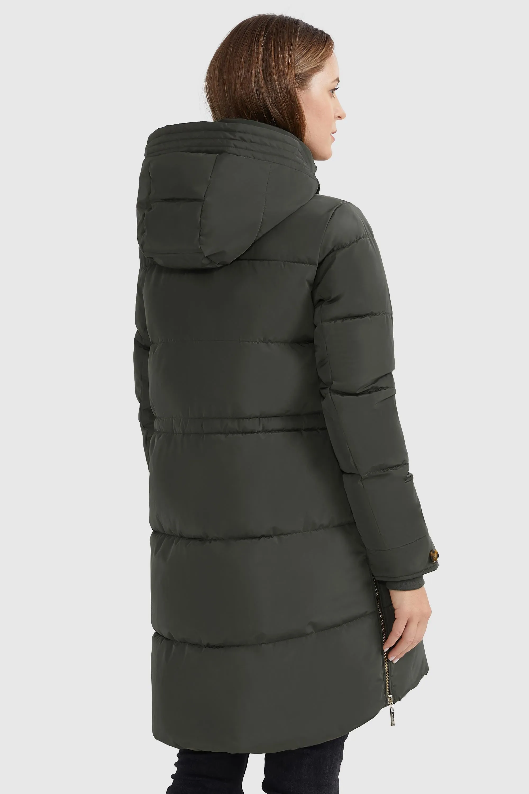 Zipper Winter Thicken Puffer Coat