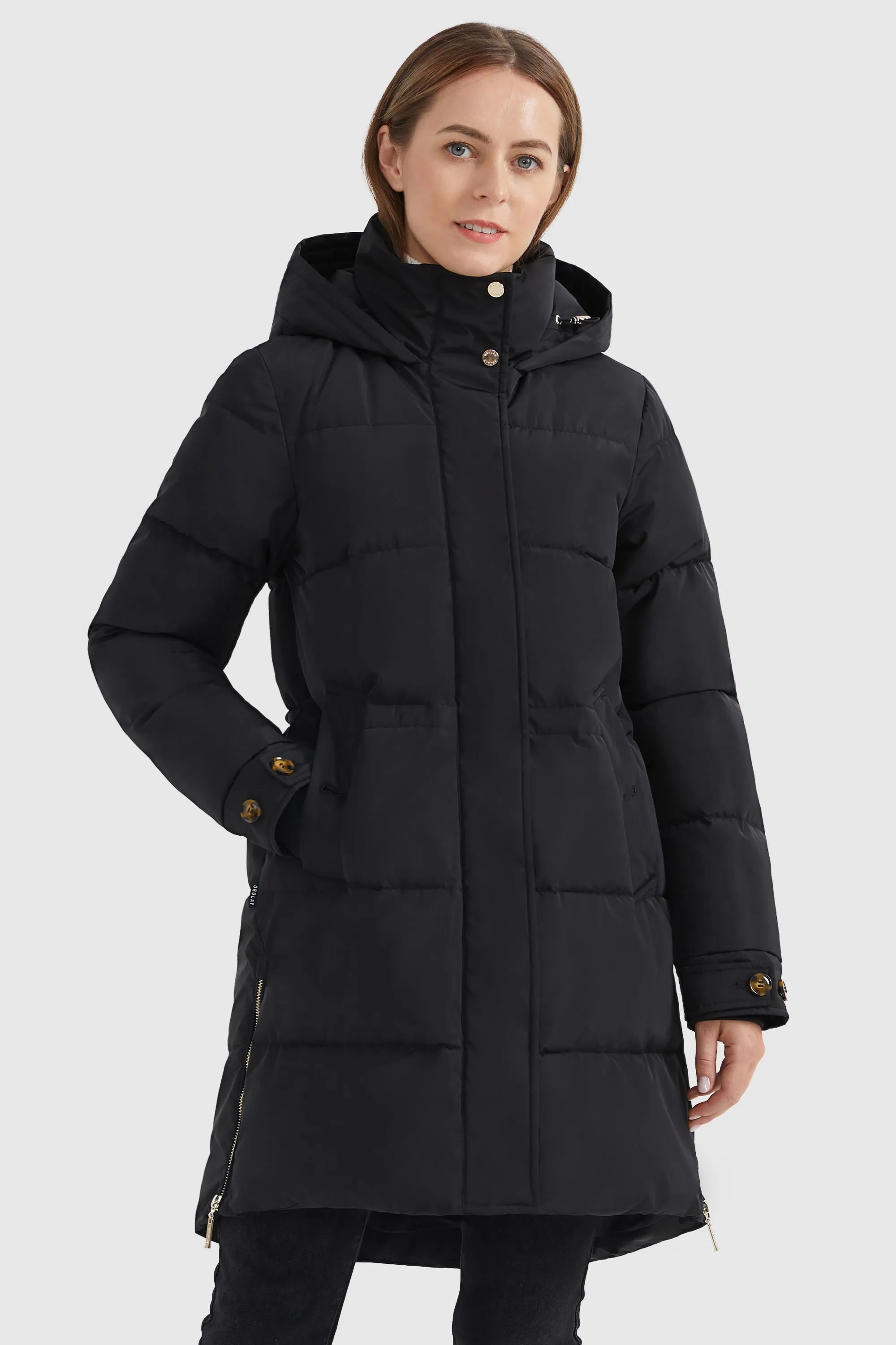 Zipper Winter Thicken Puffer Coat