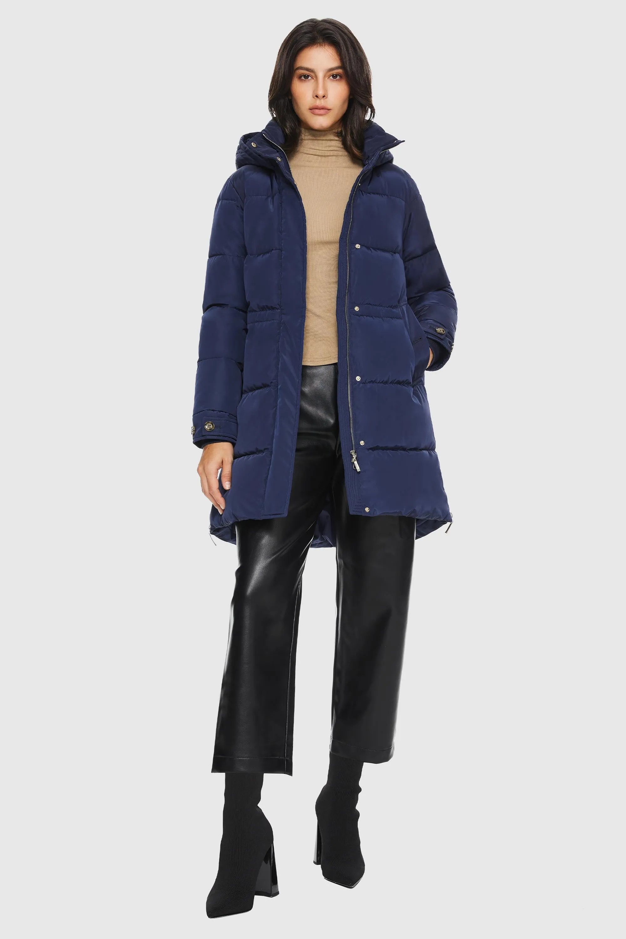 Zipper Winter Thicken Puffer Coat